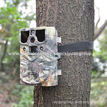 Infrared-triggered Remote Camera Trap with Automatic Shooting, 2/4x Digital Zoom, Time-lapse Plot